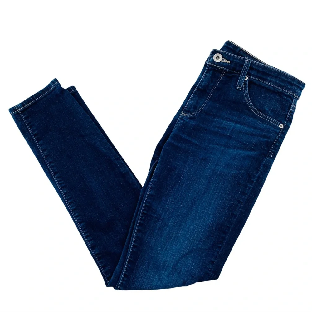 AG Adriano Goldschmeid The Legging Super Skinny Dark Wash Ankle Jean Size 27